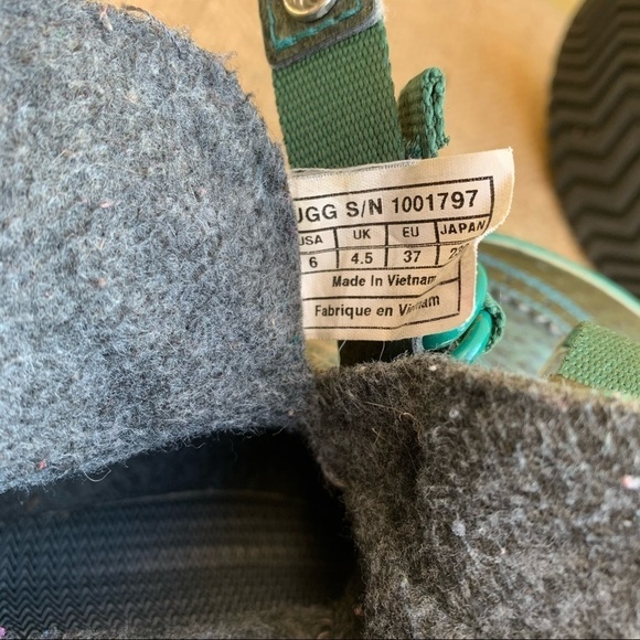 Ugg MARAIS Gray Green Plaid Waterproof Snow Boots - Picture 8 of 8